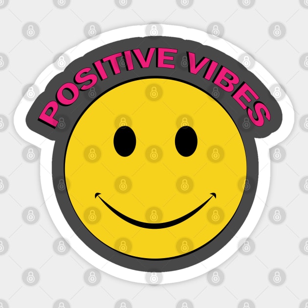 POSITIVE VIBES Sticker by Soozy 